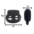 Paracord Planet Cord Lock Bean Toggle Stopper Plastic