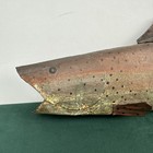 Vintage Metal Trout Fish Wall Decor Rustic Cabin Lodge Folk Art 14 5in