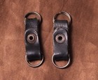 Pair Of Vintage Leather Camera Strap Lugs Great Shape
