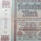 1922 German 5000 Marks Reichsbanknote Paper Money