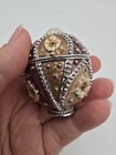 Royal Gem Collection Small Hinged Trinket Box Pearl Gemstone