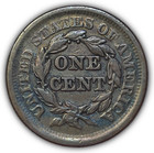 1851 Braided Hair Large Cent Extremely Fine Xf Coin  Scratch  21870