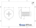1 4-20 X 1 2  Phillips Truss Head Machine Screws Stainless Steel 18-8 Qty 50
