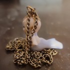 Mermaid Charm Pendant Necklace Gold Metal Cable Chain Pendant Style