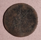 1825 J Randel Jr Del-1 R-6 C   D Canal Delaware Merchant Token 24mm D-1
