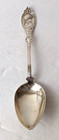 1860s Coin Silver Medallion Hotchkiss   Schreuder Table Serving Spoon 8 5 