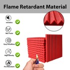12 96 Pack Acoustic Foam Panels Sound Absorbing 1  X 12 x 12  Sound Proof Panels
