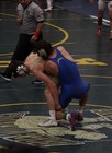 Men s Nike Aguora Chargers  High School Team Wrestling Singlet Medium