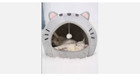 Cute Cat Bed Warm Pet Mat Super Soft House Cushion For Cats Dog Kitten Cave Pad