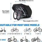 Heavy Duty Bike Cover For 1  2 Bikes  Waterproof Bicycle Cover With Lock Holes