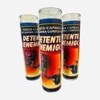 3x Set  Detente Enemigo Veladora  Stop Enemy Candle  Contra Enemigos 