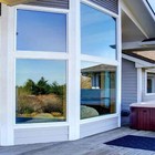 Waterproof Blue Privacy Frost Home Bedroom Bathroom Glass Window Film-sticker