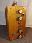 Vintage Home Built Guitar  Harp  Amplifier W speaker In Custom Box Ooak  1950s  
