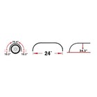 96  Pair Stainless Steel Smooth Full Fenders Fits For Peterbilt Fl Kw Pr