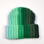 Supreme Gradient Crochet Beanie Green Fw22