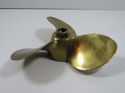Vintage Michigan Smc 54 Brass Three-blade Boat Propeller  p51