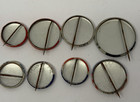 Vintage Political Campaign Pinback Button Lot Truman Dewey Lbj Stevenson 8 Pins