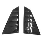 For Chevy For Corvette 2014-2019 V2 Style 2pcs Side Window Louver Cover Pc
