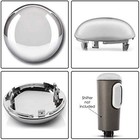 Shifter Knob Chrome Cap For 2004 2005 2006 F-150 4l3z-7213-ba With Stronger Clip