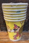 Vintage Mickey s Band Birthday Party Cups W  Goofy  Donald Duck  Minnie 7 Cups