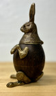 Vintage Arthur Court Hinged Bunny Trinket Box - Beautiful Condition 