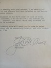 Joe Carr Signed Nfl Letterhead With Original Typed 1937 Nfl Draft Sheets - Psa