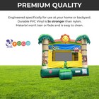 Inflatable Bounce House Commercial Kid Toddler Tropical Jumping Castle No Blower