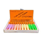 Vintage Little Forks Set Of 12 Stainless Steel Cocktail Forks In Original Box