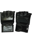 Mag Mma Leather Grappling Gloves Black
