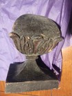 7  Antique Vtg Oak Corner Wood Finial Victorian Railing Salvage