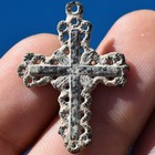 Awesome 17th Century Antique Crucifix Cross Old Spanish Pendant Found