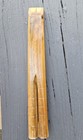 Vintage Hand Carved Wood Twin Double Flute Balkan Dvojnice 12 5in Folk Art Decor
