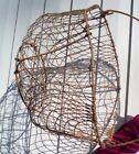 Primitive Wire Egg Basket Antique Harvest Baskets Rustic Country Farmhouse Decor