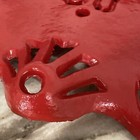 Vintage Antique Cast Iron Tractor Seat Rock Island Plow Company Repainted