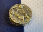 Antique 800 Italian Silver Artist Made Cherub Trinket Box Hinged Lid 11 64g