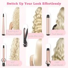 5 In 1 Curling Iron With Interchangeable Ceramic Barrels  0 35 -1 25    Curling