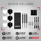  Pegasus Tungsten Steel Darts Set - 26 Gram - Black Shafts  Black Extra Thick 