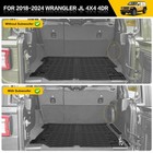 Rear Cargo Mat For 2018-2025 Jeep Wrangler Jl Unlimited 4x4 Only Cargo Liners   