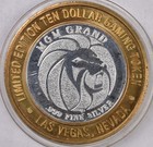 Las Vegas Mgm Grand Silver Casino Gaming Token - Marilyn Monroe 
