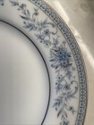 Noritake Blue Hill Dessert Plates Fine China Blue Floral Design Vintage Lot Of 7