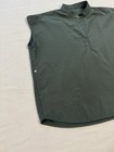 Figs Technical Collection Rafaela Oversized Scrub Top Women   s Large Moss Green