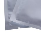 Flat Double-sided Silver Open Top Mylar Sample Bags Pouches Variety Qty   Sizes