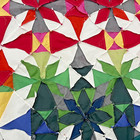 Handmade Holiday Alaska Cotton Fabric Queen Size Patchwork Quilt Top topper