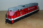 Ho Scale Atlas Burlington Emd Sd24 Locomotive  502  Runs Good  No Box 
