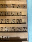 Goose Heart Country Wooden Wood Perpetual Calendar Cottage Core Vintage