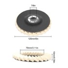 Multi Pc Wool Polishing Wheel Buffing Pad Flap Disc For Metal Wood Angle Grinder
