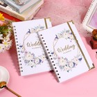 Tullofa Wedding Planner - Book 6 5  X 8 75  X 0 65   White
