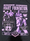 Mens Wwe The Hart Foundation Black T-shirt Bret Hitman Hart Jim Neidhart Size Xl