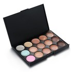 15 Colors Pro Concealer Palette Kit Foundation Contour Face Cream Makeup Brush