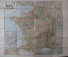 Large Color Folding French Map France A  Taride Paris Nouvelle Carte De France 